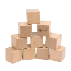 Cubos sensoriales de madera con sonido (10) - Andreu Toys