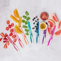 Cuchillo de autonomía rosa pétalo - Acero inoxidable - KiddiKutter