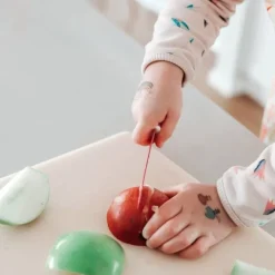Cuchillo de autonomía verde sage - Acero inoxidable - KiddiKutter