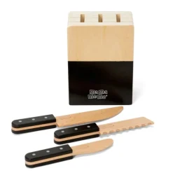 Cuchillos con soporte de madera MamaMemo - Astrup