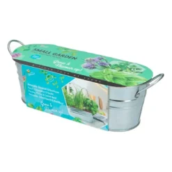 Cuenco zinc con 3 hierbas aromáticas - Green Warriors