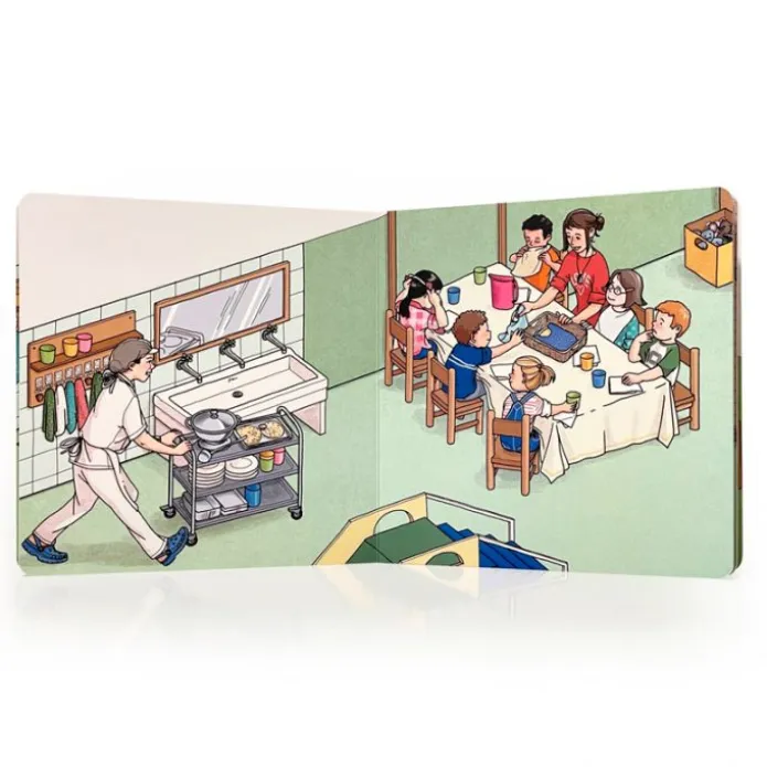 Cuento sin texto ¡Hora de la comida! - Nowordbooks