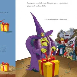 Cuento Un regalo monstruoso. Libro con solapas