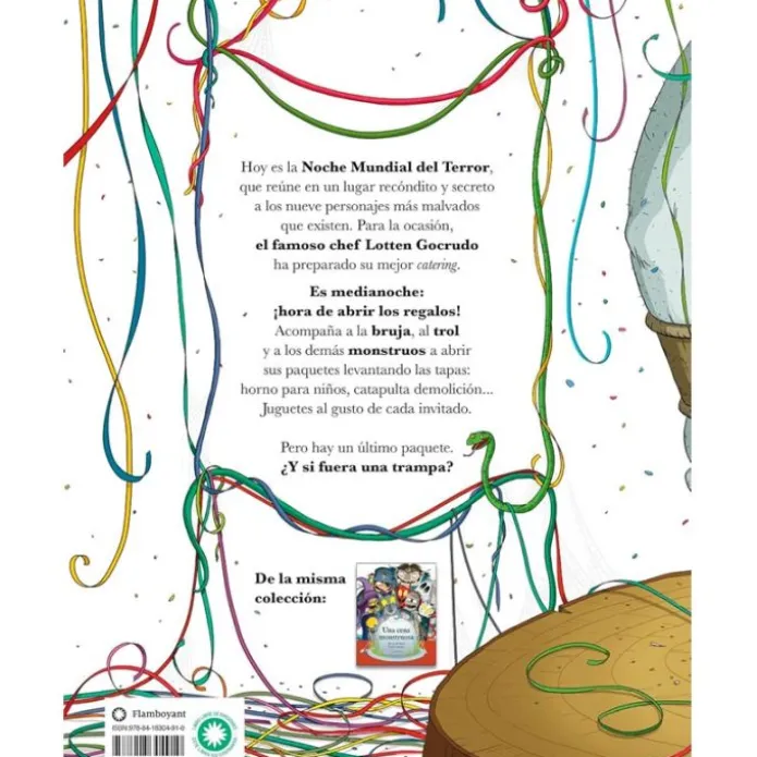Cuento Un regalo monstruoso. Libro con solapas