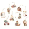 Decoraciones de madera árbol de Navidad (12) - Little Dutch