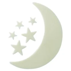 Decoraciones luminosas Luna y estrellas - Glow - 4M