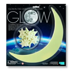 Decoraciones luminosas Luna y estrellas - Glow - 4M