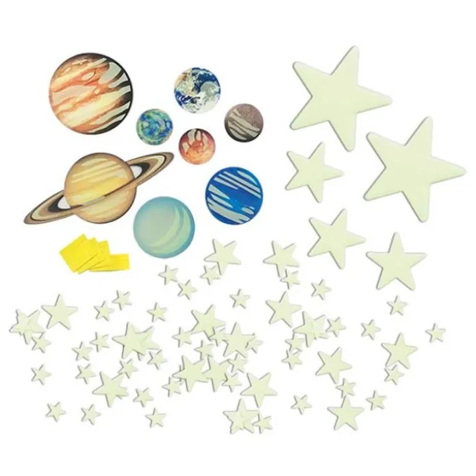 Decoraciones luminosas planetas y estrellas - Glow - 4M