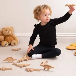 Dinosaurios de madera con esqueleto (10) - TickiT