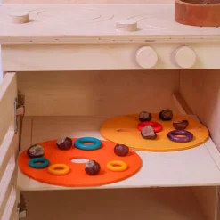 Discos y bolas rodantes de madera para bloques Stapelstein (3) - Grimm's