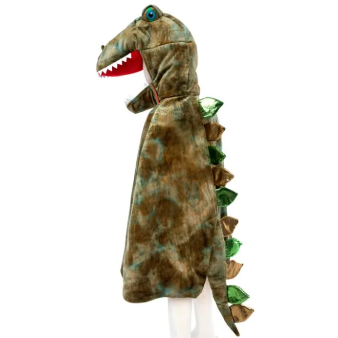 Disfraz capa de dinosaurio T-rex con garras talla 4-6 - Great Pretenders