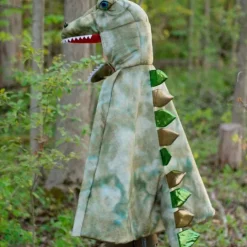 Disfraz capa de dinosaurio T-rex con garras talla 4-6 - Great Pretenders