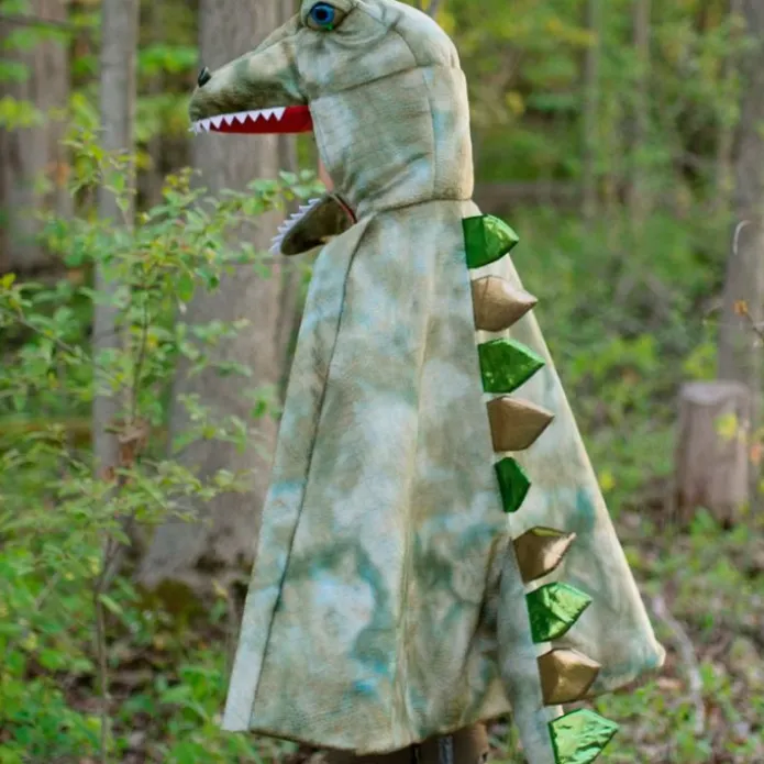 Disfraz capa de dinosaurio T-rex con garras talla 4-6 - Great Pretenders