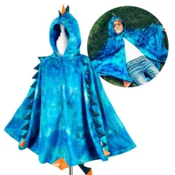 Disfraz capa de dragón azul talla 4-7 - Souza