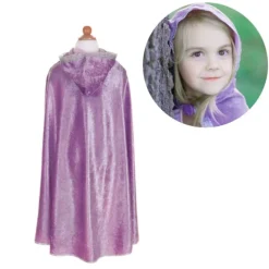 Disfraz capa de princesa morada talla 3-4 - Great Pretenders