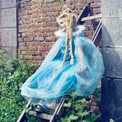 Disfraz capa de reina del hielo Frozen, talla 5-7 - Souza