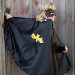 Disfraz capa reversible superhéroes Spiderman Batman con antifaz talla 4-6 - Great Pretenders