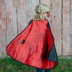 Disfraz capa reversible superhéroes Spiderman Batman con antifaz talla 3-4 - Great Pretenders