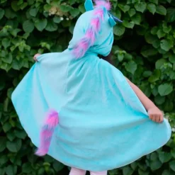 Disfraz capa reversible unicornio dragón talla 5-6 - Great Pretenders
