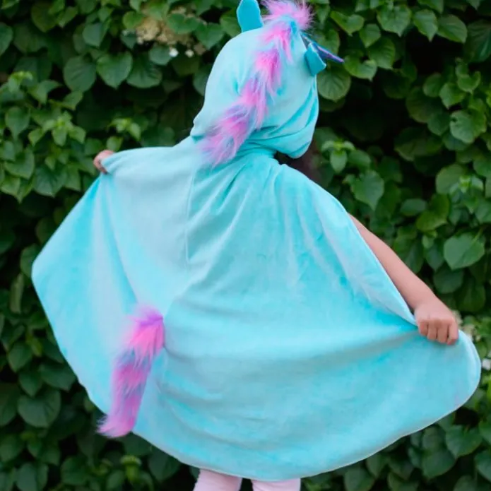 Disfraz capa reversible unicornio dragón talla 5-6 - Great Pretenders