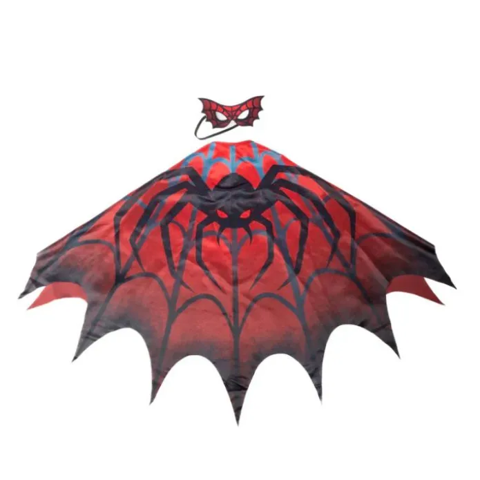 Disfraz capa superhéroe Spiderman con antifaz talla 4-6 - Great Pretenders
