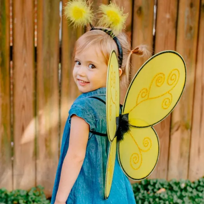 Disfraz de abeja con alas y diadema - Great Pretenders