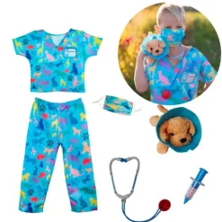 Disfraz de médico veterinario con accesorios talla 5-6 - Great Pretenders