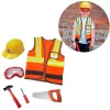 Disfraz de obrero con accesorios talla 5-6 - Great Pretenders