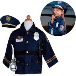 Disfraz de policía con accesorios talla 5-6 - Great Pretenders