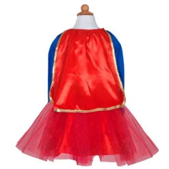 Disfraz de superheroína relámpago talla 5-6 - Great Pretenders