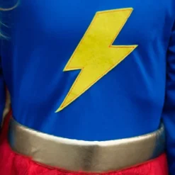 Disfraz de superheroína relámpago talla 5-6 - Great Pretenders