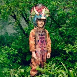 Disfraz mono de dinosaurio Triceratops talla 5-6 - Souza