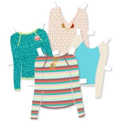 El gran vestidor: muñeca y ropa de papel - Djeco