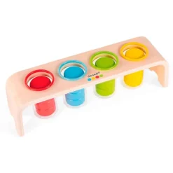 Encajable de madera con tubos para clasificar colores Essentiel - Janod