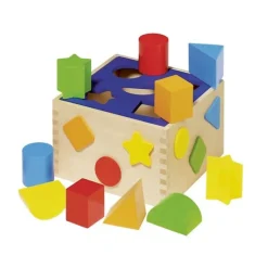 Encajable de madera cubo 10 formas - Goki