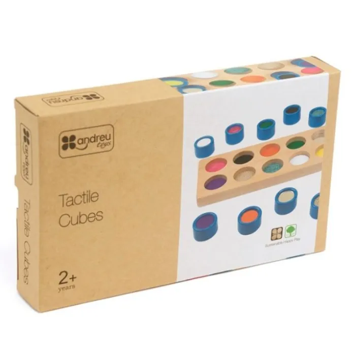 Encajable de madera para emparejar texturas - Andreu Toys