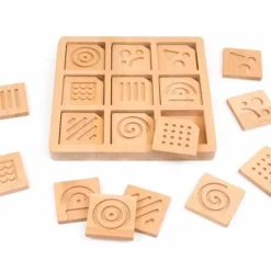 Encajable de madera sensorial 18 piezas - Andreu Toys
