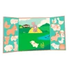 Escenario con pegatinas reutilizables animales de la granja - Djeco