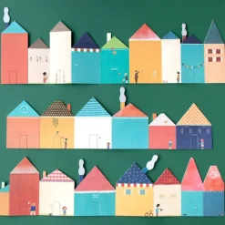Escenarios con pegatinas Calles y casas (185) - Londji