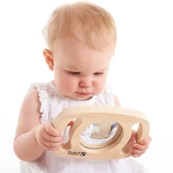 Espejo de madera cóncavo / convexo con mangos 18 cm - TickiT