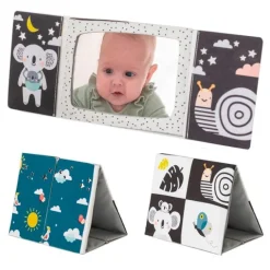 Espejo libro de tela para tummy time - Taf Toys