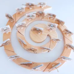 Espiral de madera para cumpleaños y adviento - Grimm's