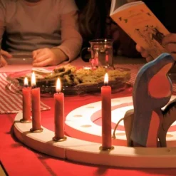 Espiral de madera para cumpleaños y adviento - Grimm's
