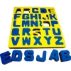 Esponjas para estampar con pintura letras mayúsculas - HenBea