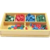 Estampillas con caja de madera - Montessori