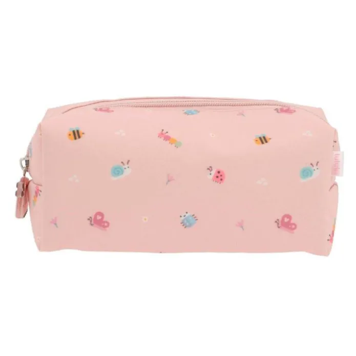 Estuche rectangular rosa insectos Bugs - Tutete