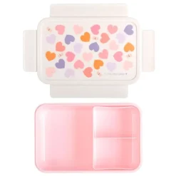 Fiambrera bento Corazones 1200 ml - A Little Lovely Company