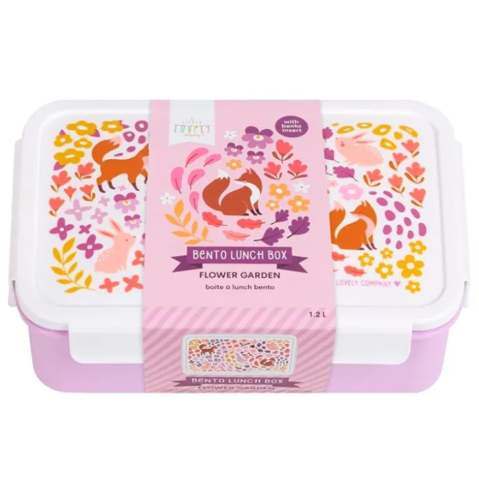 Fiambrera bento Jardín de flores 1200 ml - A Little Lovely Company