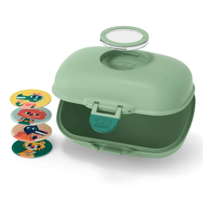 Fiambrera compacta polipropileno verde bosque (sin BPA) 600 ml - Monbento