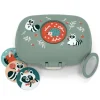Fiambrera compacta polipropileno verde mapaches (sin BPA) 600 ml - Monbento